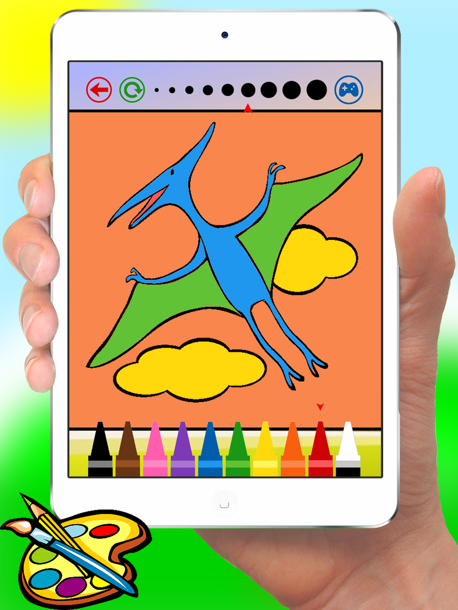 Dinosaur Coloring Book - Dino Drawing for Kids Free Games screenshot 10