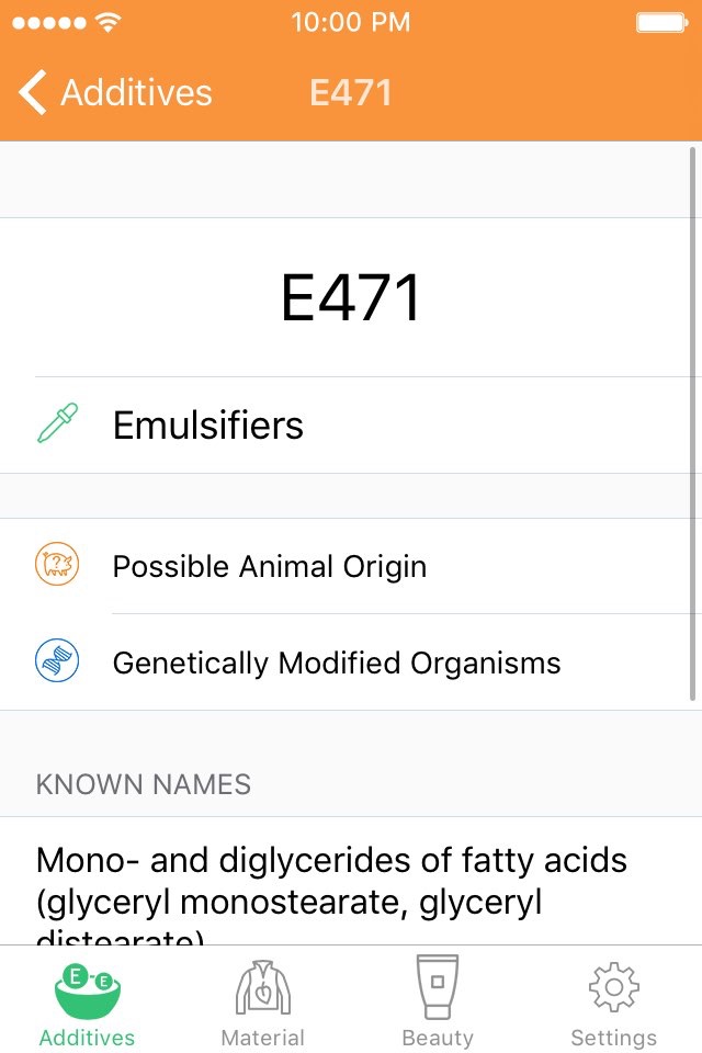 Vegsafe - Personal vegan pocket helper screenshot 3