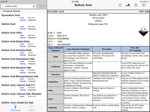 Screenshot #5 pour Chemical Safety Data Sheets - ICSC
