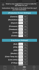 Camera Logger screenshot