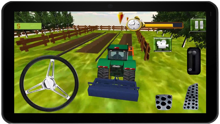 Real Corn Farming Tractor trolley Simulator 3d 2016 – free crazy farmer Harvester cultivator pro driving village sim