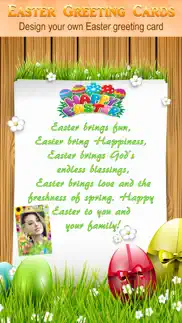 happy easter greeting card.s maker - collage photo & send wishes with cute bunny egg sticker iphone screenshot 1