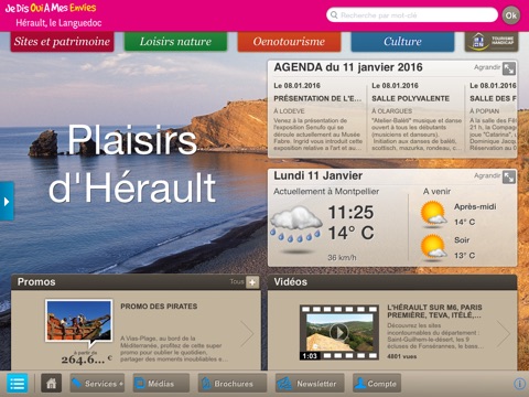 Plaisirs d'Hérault screenshot 2