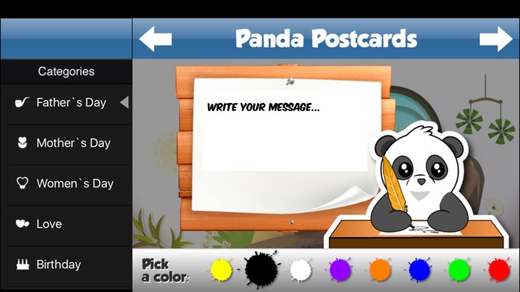 Panda PostCard screenshot-4