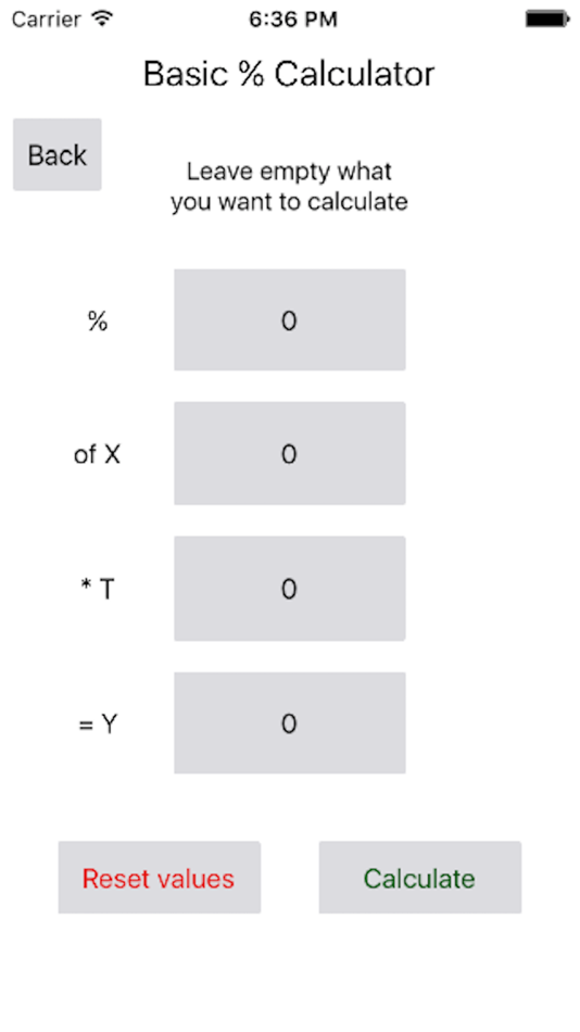 #3. Basic Percent Calculator (iOS) 由: Gergely Nagy