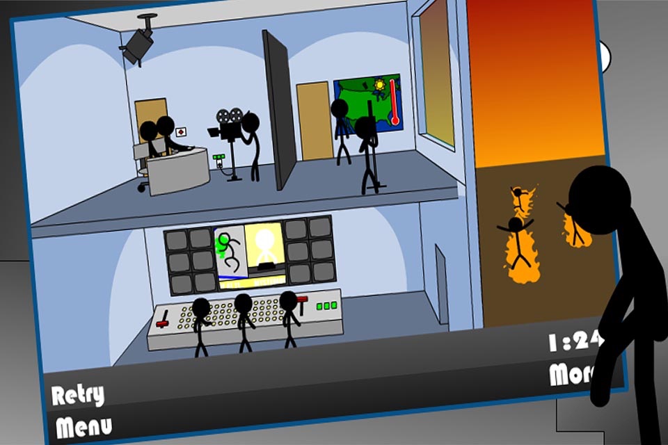 Deadly Room - Stickman Edition screenshot 2