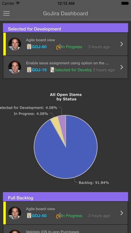 Gojira - for Atlassian Jira on the go