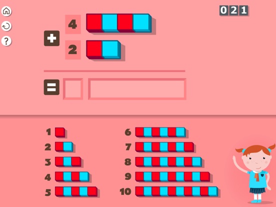 1e Montessori Rekensommen iPad app afbeelding 2