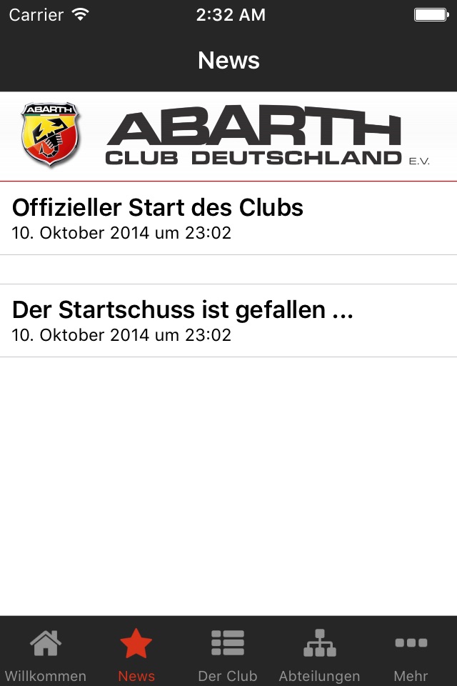 Abarth Club screenshot 2