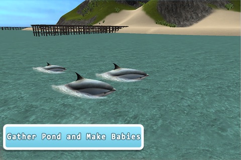 Sea Dolphin Simulator 3D Full screenshot 2
