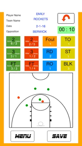Game screenshot My Stats - Basketball apk
