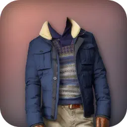 Winter Men Photo Montage app icon