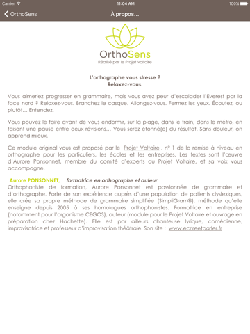 Screenshot #6 pour OrthoSens