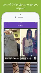 DIY Fashion Project Ideas Free - Handmade crafts screenshot #1 for iPhone