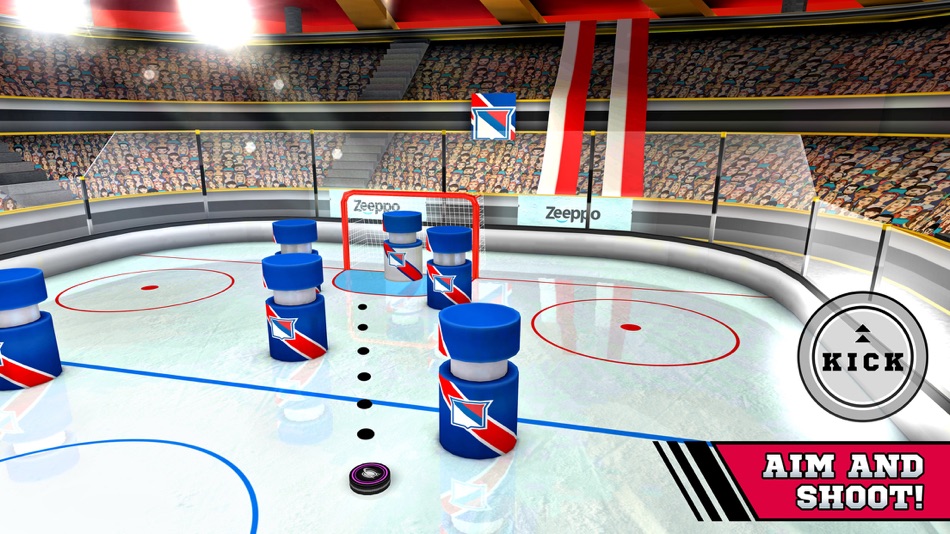 Pin Hockey - Ice Arena - Glow like a superstar air master - 1.2 - (iOS)