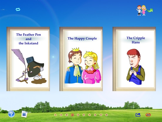 Audiobooks:children's favorite fairy tales 1 iPad screenshot