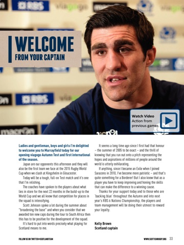 Scotland Rugby Official Matchday Programme screenshot 2