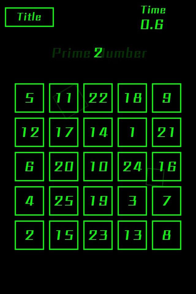 Touch the Prime Numbers screenshot 2
