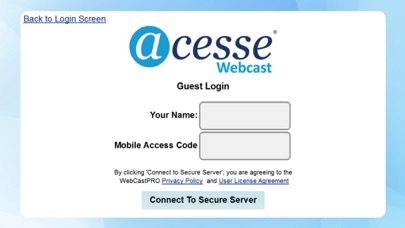 Screenshot #2 pour Acesse Webcast