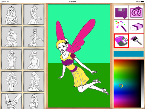 Screenshot #5 pour Jeu de coloriage livre - Princess mignon