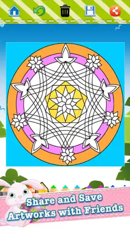Game screenshot Adult Coloring Book Mandala - Free Fun Games for Stress Bringing Relax Curative Relieving Color Therapy hack