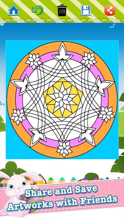 Adult Coloring Book Mandala - Free Fun Games for Stress Bringing Relax Curative Relieving Color Therapy