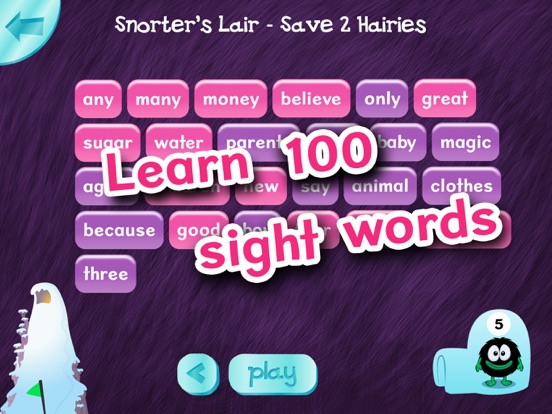 Screenshot #3 for Hairy Words 2