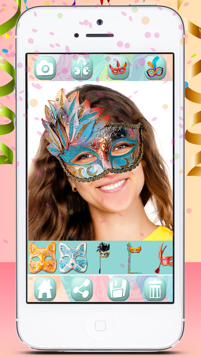 Carnival masks – false-face masque photo editor