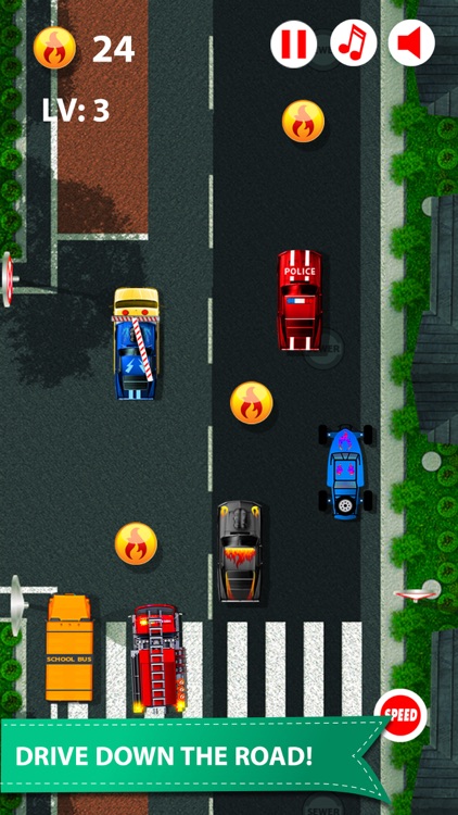 Fire truck driver racing sim