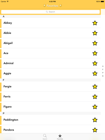 Screenshot #5 pour Pet Names: Top Names for Pets