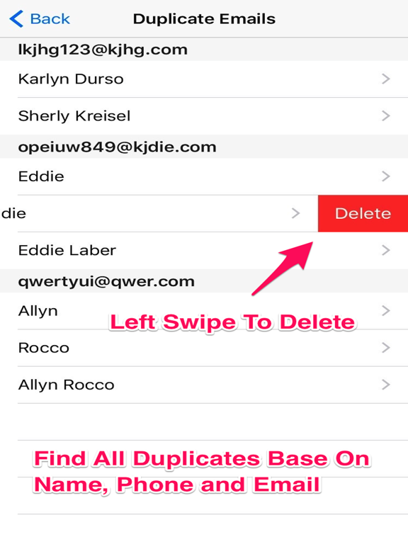 Screenshot #5 pour Duplicate Contacts Remover - Contact Manager And Cleaner