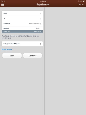 Cash Advantage for iPad screenshot 4