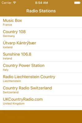 Game screenshot Radio Country FM - Streaming and listen to live online charts music from european station and channel mod apk