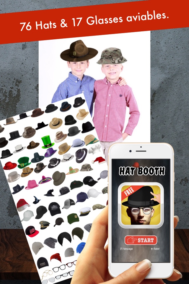 Hat Booth - Funny your photo screenshot 2