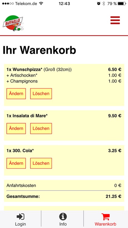 Raffaello Pizzeria screenshot-3