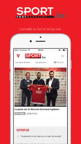 Game screenshot Sportfootmagazine.be mod apk