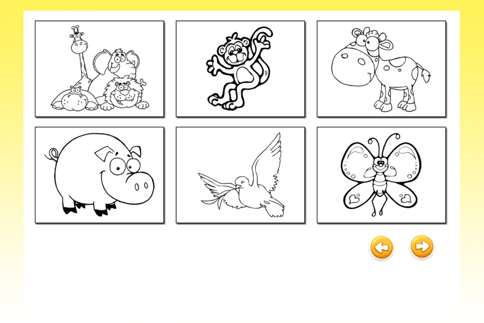 Printable Animal Coloring Worksheets for Pre K & Kindergarten screenshot 2