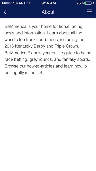 Screenshot #3 pour BetAmerica Extra