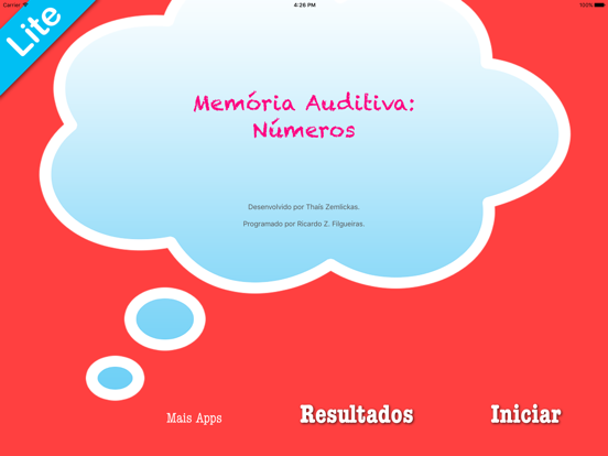 Screenshot #4 pour Memória Auditiva: Números Lite