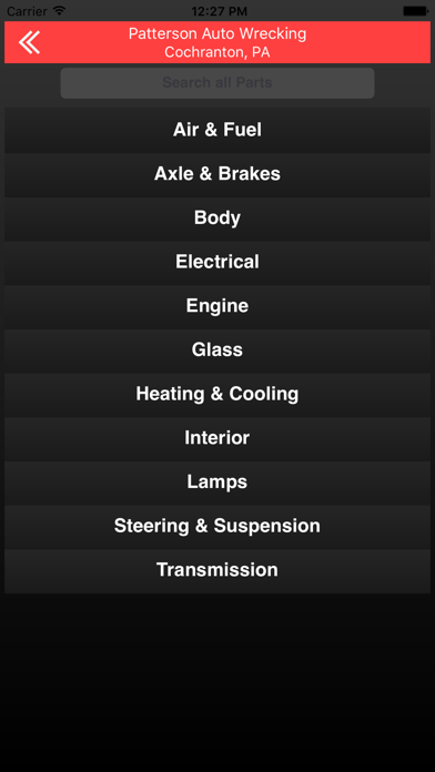 Screenshot #2 pour Patterson Auto Wrecking - Full-Service Salvage Yard with New, Used, and Aftermarket Auto Parts - Cochranton, PA