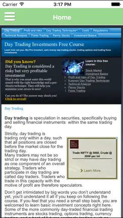 Day Trading (intraday) Course iPhone image 3