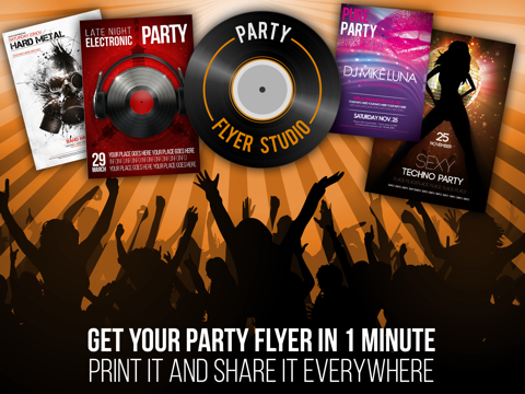 Screenshot #4 pour Party Flyer Studio LITE