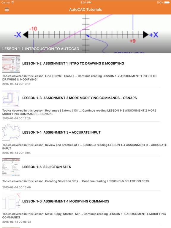 Screenshot #4 pour AutoCAD version Starter tips and practices - AutoCAD Tutorials for 2D Drawing, 3D Modeling