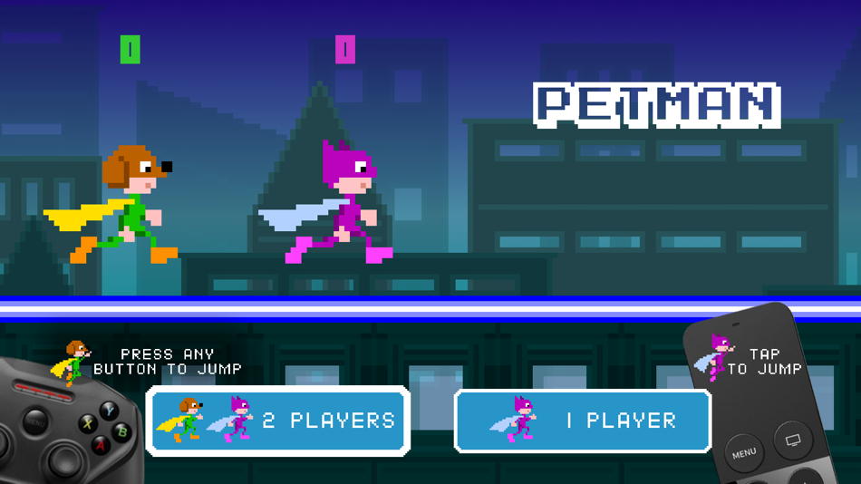 PETMAN PRO - 1 & 2 player pixel hero action game - 1.0.0 - (iOS)