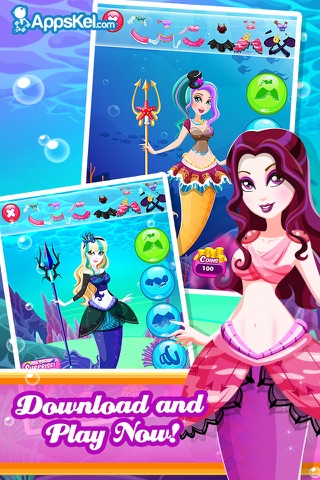 High Mermaid Descendants Dress Up – Princess Party Games for Free screenshot 4