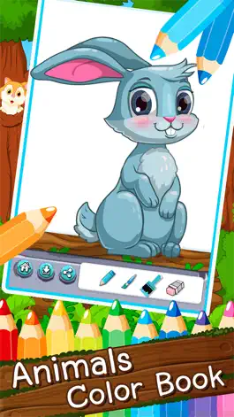 Game screenshot Animals Cartoon art pad Learn to paint and draw animals coloring pages printable for kids free . hack