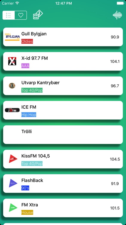 Iceland Radio Live Player (Ísland,Icelandic)