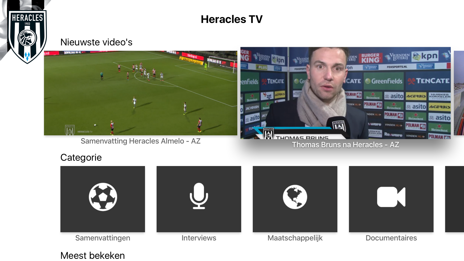 Heracles TV screenshot 2