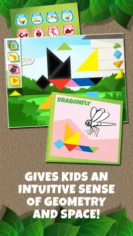 Game screenshot Kids Learning Puzzles: Garden Animals, K12 Tangram apk