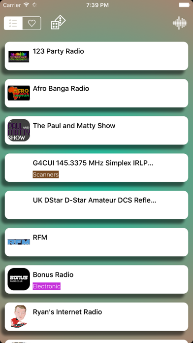 Screenshot #1 pour Radio  - Listen Music , Streaming , News - British Radios FM